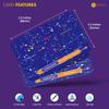Briston Galactic Guide 88 Constellation Flashcards  Astronomy Learning Cards for Kids & Adults, Star Chart Study Set with Brightest Stars, Facts & Illustrations, Space Education Gift for Stargazers view 3