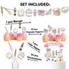 Cooking Party Decorations Set  Baking Themed Birthday Supplies with Banner, Cupcake Toppers, Cake Topper & Centerpieces for Kids Girls Boys view 3