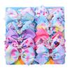 12 Pcs 5 Inch Hair Bows for Girls,Colorful Rainbow Heart Girls Hair Bows Grosgrain Ribbon Hair Bow With Alligator Clips for Toddlers Little Children Kids Teens view 1
