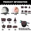 18pcs Pink Glitter Dessert Cupcake Topper We Will Miss You Dont Go We Beg You Theme Decor Supplies Men Woman Coworker Funny Retirement Going Away Party Supplies view 4