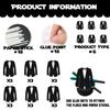 18pcs Black Glitter Men's Suit Dessert Cupcake Topper The Man The Myth The Legend Theme Decor Supplies Boys Men Happy Birthday Father's Day Family Party Decorations view 4