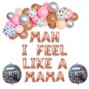 100% LIKED-Man I Feel Like A Mama Banner, Disco Cowgirl Baby Shower Western Baby Shower Party, Disco Cowgirl Baby Shower Balloons Decorations, Nashville Baby Shower Party Supplies view 1
