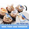 18pcs Glitter Dessert Cupcake Topper Flying Bird Nature Theme Decor Supplies Baby Shower Boys Girls Happy Birthday Party Decorations view 3