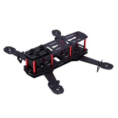 Drone Frame Kit with Screws, 2Types 250MM Quadcopter, FPV Racing Drone Kit Compatible with QAV250, Airframe for DIY Drone(Carbon Fiber)