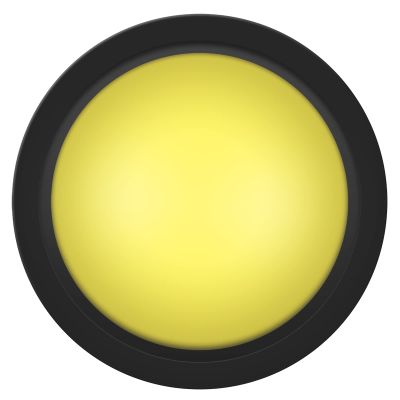 NDNCZDHC 100mm Massive Arcade Button, LED Arcade Buttons Console Replacement, Dome Shaped Jumbo Convexity Illuminated Button for Arcade Coin Machine Operated Games (Yellow)