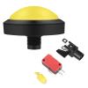 NDNCZDHC 100mm Massive Arcade Button, LED Arcade Buttons Console Replacement, Dome Shaped Jumbo Convexity Illuminated Button for Arcade Coin Machine Operated Games (Yellow) view 3