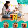Large Activity Cube, 9-in-1 Farm-Themed Wooden Play Center, Multipurpose Montessori Toy for 1-2 Year Old Baby Toddler Kid, First Birthday Gift | Bonus Magnetic Train Cars view 4
