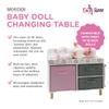 Emily Rose 18" Baby Doll Changing Table - Elephant Theme with Clothes Storage Bins & Accessories Pouch | American Girl Compatible | Ages 3+ view 4