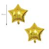 10PCS Gold Star Foil Balloons Moon Foil Mylar Balloons for Baby Shower Christmas Anniversary Engagement Wedding Birthday Party Decoration view 3