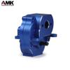 Aliuminum Alloy TRX4M Transmission 11T Pinion Gears Set with Gearbox Housing Mount Plate for 1/18 RC Crawler 97054-1 Defend 97074-1 Bronc TRX4-M Upgrades (Gears+Case(Blue)) view 3