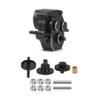 Aliuminum Alloy TRX4M Transmission 11T Pinion Gears Set with Gearbox Housing Mount Plate for 1/18 RC Crawler 97054-1 Defend 97074-1 Bronc TRX4-M Upgrades (Gears+Case(Black)) view 1