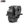 Aliuminum Alloy TRX4M Transmission 11T Pinion Gears Set with Gearbox Housing Mount Plate for 1/18 RC Crawler 97054-1 Defend 97074-1 Bronc TRX4-M Upgrades (Gears+Case(Black)) view 3