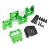 TRAXXAS SLEDGE Mount, center differential carrier, 6061-T6 aluminum GREEN view 1
