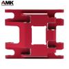 Aliuminum Alloy TRX4M Transmission 11T Pinion Gears Set with Gearbox Housing Mount Plate for 1/18 RC Crawler 97054-1 Defend 97074-1 Bronc TRX4-M Upgrades (Gears+Case+Plate(Red)) view 3