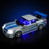 BOOZUU Light Kit fo 76917 Car R34 Building Block Set view 1