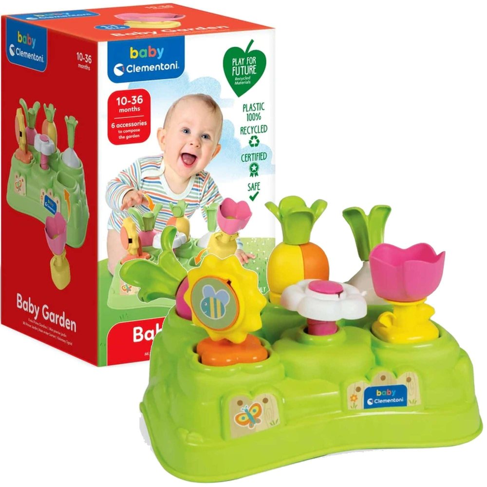 Clementoni Sorter for colourful garden vegetables in baby shapes