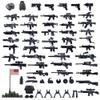 VICVIK Weapons Pack Military Toy Accessories, U.S. Second Edition Weapons Include 50+ Pieces for Army Equipment Gear Sets Pieces, Compatible with Mini Figure of Major Brand view 1