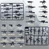 VICVIK Weapons Pack Military Toy Accessories, U.S. Second Edition Weapons Include 50+ Pieces for Army Equipment Gear Sets Pieces, Compatible with Mini Figure of Major Brand view 2