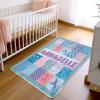 Duckbe Custom Baby Rug Playing Mat Crawling Rug Personalized Bedroom Decoration Floor Area Rugs Nursery Mats for Baby Girl Boy Unisex Toddlers Blue Pink Mermaid(24"X35") view 1