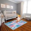 Duckbe Custom Baby Rug Playing Mat Crawling Rug Personalized Bedroom Decoration Floor Area Rugs Nursery Mats for Baby Girl Boy Unisex Toddlers Blue Pink Mermaid(24"X35") view 4