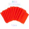 Jmkcoz 12pcs Square Juggling Silk Dance Scarves Magic Tricks Performance Props Accessories Movement Scarves Rhythm Band Scarf 24 by 24 Inches (Red) view 2