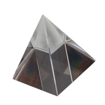 ULTECHNOVO 1pc Labs Equilateral Crystal Rainbow Maker Dispersion Prism Crystal Pyramid Prism Desk Ornament Glass Lens Desk Glass Pyramid s