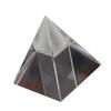 ULTECHNOVO 1pc Labs Equilateral Crystal Rainbow Maker Dispersion Prism Crystal Pyramid Prism Desk Ornament Glass Lens Desk Glass Pyramid s view 1