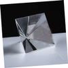 ULTECHNOVO 1pc Labs Equilateral Crystal Rainbow Maker Dispersion Prism Crystal Pyramid Prism Desk Ornament Glass Lens Desk Glass Pyramid s view 4