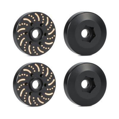 4Pcs TRX4 Brass Wheel Weights TRX6 Counterweights Portal Axle Housing for 1/10 RC Crawler TRX4 Upgrades(Part H)