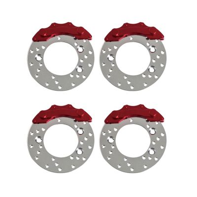 4Pcs Brake Disc TRX4 Brass Weights TRX6 Counterweights Portal Axle Housing for 1/10 RC Crawler TRX4 Upgrades(Part G)