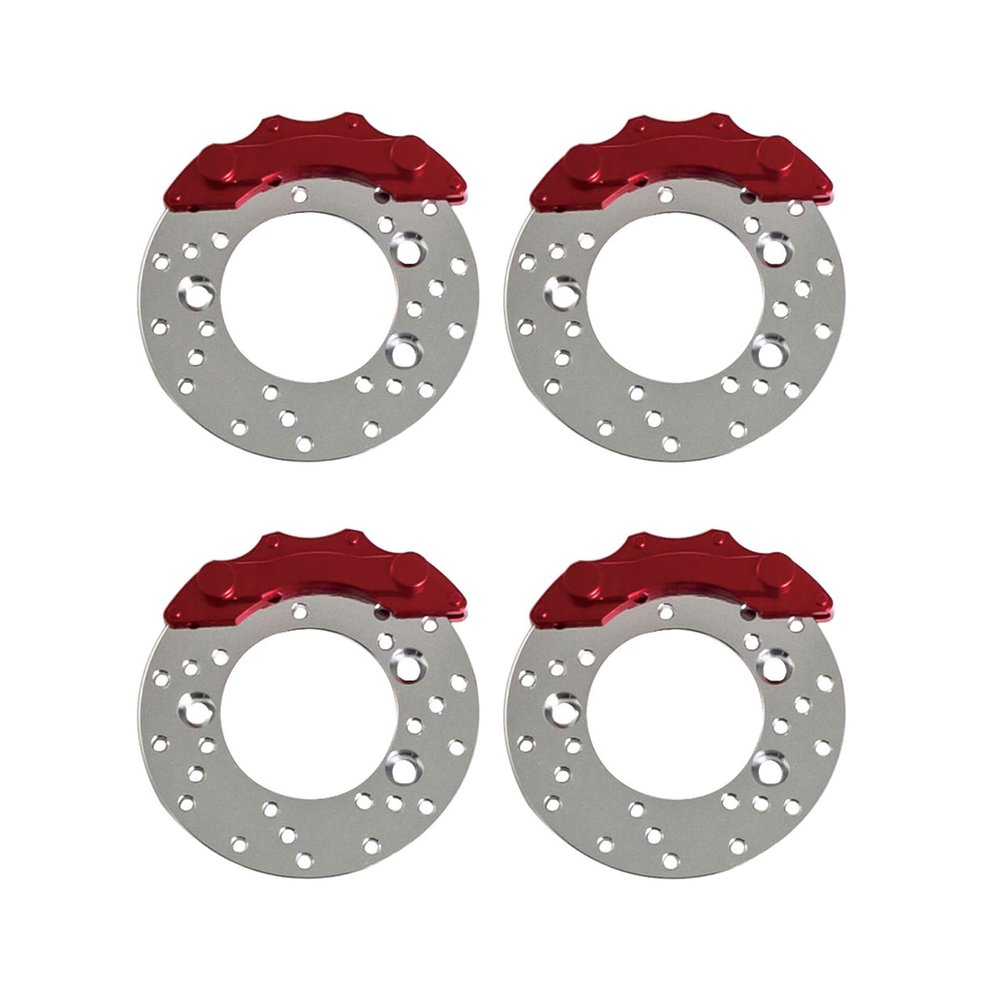 4Pcs Brake Disc TRX4 Brass Weights TRX6 Counterweights Portal Axle Housing for 1/10 RC Crawler TRX4 Upgrades(Part G)