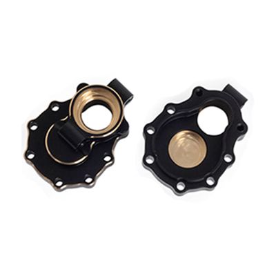 2Pcs Rear Inner Portal Axle Housings TRX4 Brass Weights TRX6 Counterweights for 1/10 RC Crawler TRX4 Upgrade(Part E)