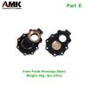 2Pcs Rear Inner Portal Axle Housings TRX4 Brass Weights TRX6 Counterweights for 1/10 RC Crawler TRX4 Upgrade(Part E) view 3