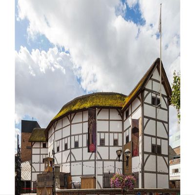 24x36 gallery poster, Shakespeares Globe is a modern reconstruction of the Globe Theatre on the south bank of the Thames