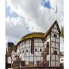 24x36 gallery poster, Shakespeares Globe is a modern reconstruction of the Globe Theatre on the south bank of the Thames view 1