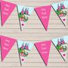 Princess & Unicorn Personalized Any Age Kids Children's Birthday Party Bunting - Hanging Party Decoration - Birthday Party Banner Garland | Decorative Party Supplies view 1