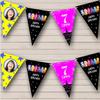 My Little Pony Cartoon Photo Age Personalized Any Age Kids Children's Birthday Party Bunting - Hanging Party Decoration - Birthday Party Banner Garland | Decorative Party Supplies view 1