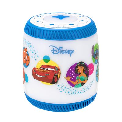 eKids Disney Bluetooth Storyteller with EZ Link, Night Light, Sleep Sounds, and Bedtime Stories for Kids, Designed for Fans of Disney Toys