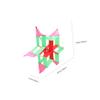 Homoyoyo Plum Blossom Kite Colorful Hexagon Outdoor Toy for Boys and Girls Adults Cloth Fiberglass Design Fun Activity for Family Gatherings Random view 2