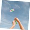 Homoyoyo Plum Blossom Kite Colorful Hexagon Outdoor Toy for Boys and Girls Adults Cloth Fiberglass Design Fun Activity for Family Gatherings Random view 4