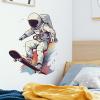 RoyoLam Skater Astronaut Wall Sticker Nursery Skateboarding Wall Decal for Kid Boy Baby Removable Peel and Stick Wall Art Home Decor Decoration for Classroom Preschool Playing Room Living Room Bedroom view 3