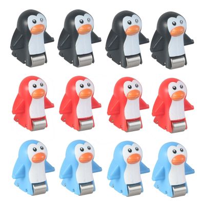 Amagogo Climb Stairs Toy Accs Electric Tracks Game Parts Roller Coaster Toy Accessories for Kids, 12pcs Penguin