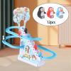 Amagogo Climb Stairs Toy Accs Electric Tracks Game Parts Roller Coaster Toy Accessories for Kids, 12pcs Penguin view 4