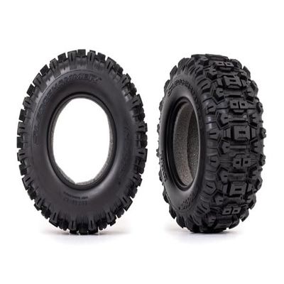 Traxxas Tires, Sledgehammer (2)/ foam inserts (2)
