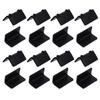 100 Pcs Black Plastic Corner Protectors for Safe Box Packaging - 2.16" X 1.18" X 1.18" Durable Guards for Shipping and Storage view 1