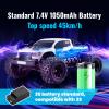 BEEZRC EAZYRC 1/18 RC Monster Truck Fast RC Offroad Brushless RTR Licensed Chevy Colorado 4x4 RC Truck RC 27+ mph Electric Hobby RC Car Waterproof High Speed Remote Control Car for Adults (Blue) view 4