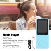 MP3 Player, 1.8 Inch Display Screen Music Player, Multifunctional Portable MP3 Music Player for Going Out, Traveling and Entertainment(Light Blue) view 2