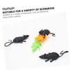 18Pcs Fake Rats for Halloween Decorations, Realistic Rubber Mouse Prank Toys, 2.36 Inch Small Simulation Mice for Party Props and Trick Activities view 4