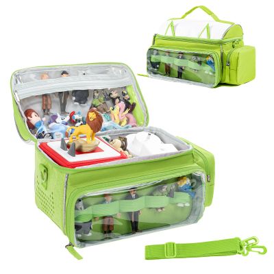 SFYBYHEART Carrying Case Compatible with Toniebox Starter Set, Tonis Figures, Tonis Characters, Cute Tony Case, Tonis Storage and Organizer with Shoulder Strap