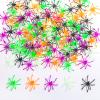 150PCS Plastic Spiders Halloween Small Plastic Spiders Fake Spiders Realistic Spider Toys Prank Props for Home and Party Decor, 2 x 1.8 Inches, Black, Green, Orange, Purple, Glow in The Dark Spiders view 4